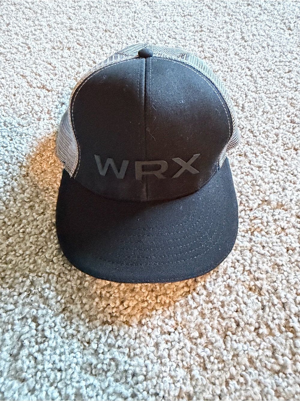 Black Trucker Hat - Branded Mesh Cap